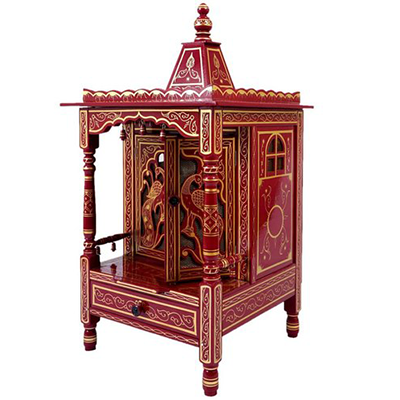 Hardwood wood Temple